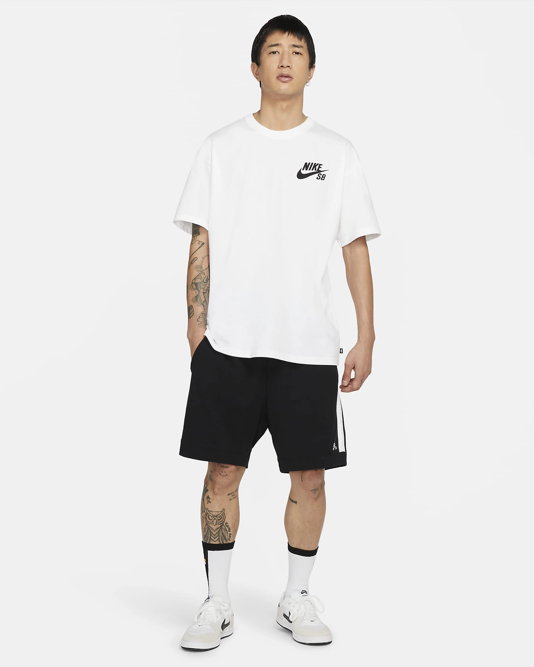 Camiseta Nike SB Skate Estilo Urbano Fresco
